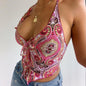Summer Ladies Halter Halter Sexy Low-cut Slim-fit Tank Top 1623658785332