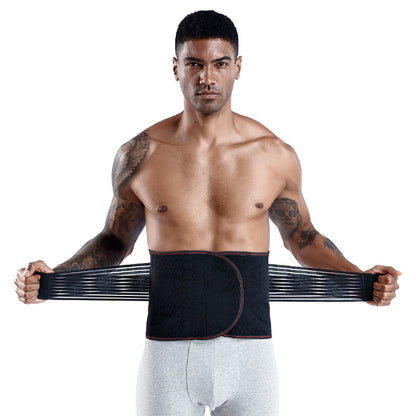 Back Support Weight Loss Brace Belt Lumbar Lower Waist Double Adjust Back Pain Relief Waist Support Sport Springs Belt 162367