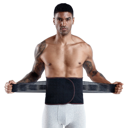 Back Support Weight Loss Brace Belt Lumbar Lower Waist Double Adjust Back Pain Relief Waist Support Sport Springs Belt 162367