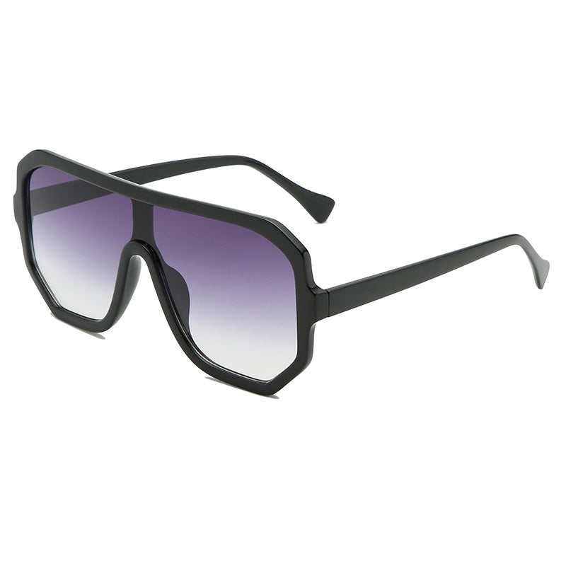 One-piece Sunglasses Men's And Women's Fashion Big Frame 1623752786581
