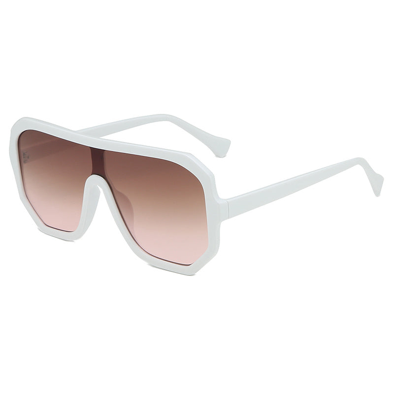 One-piece Sunglasses Men's And Women's Fashion Big Frame 1623752786586