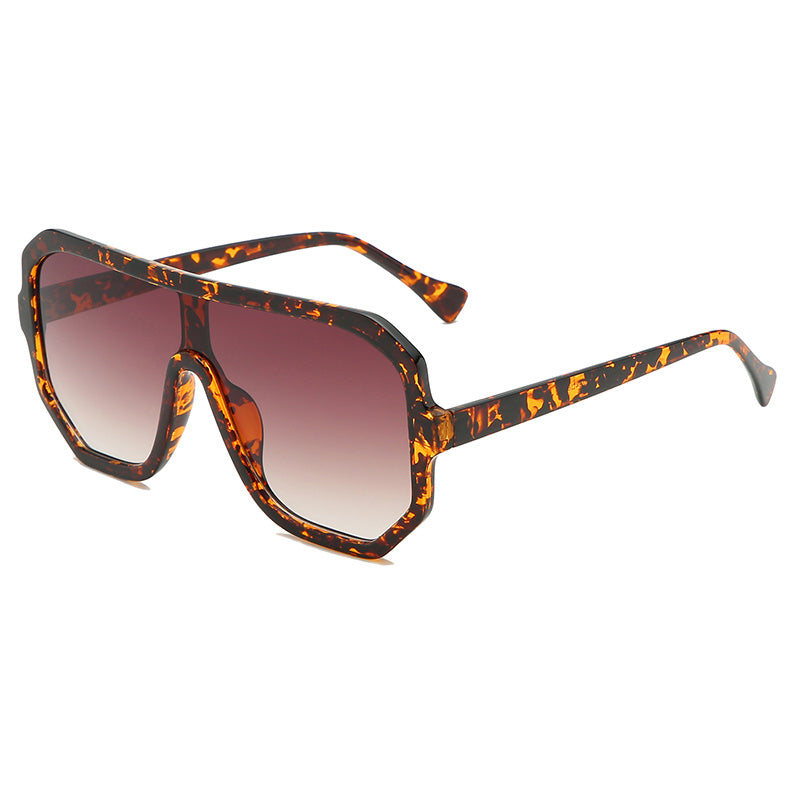 One-piece Sunglasses Men's And Women's Fashion Big Frame 1623752786587