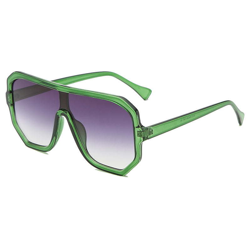 One-piece Sunglasses Men's And Women's Fashion Big Frame 1623752786887