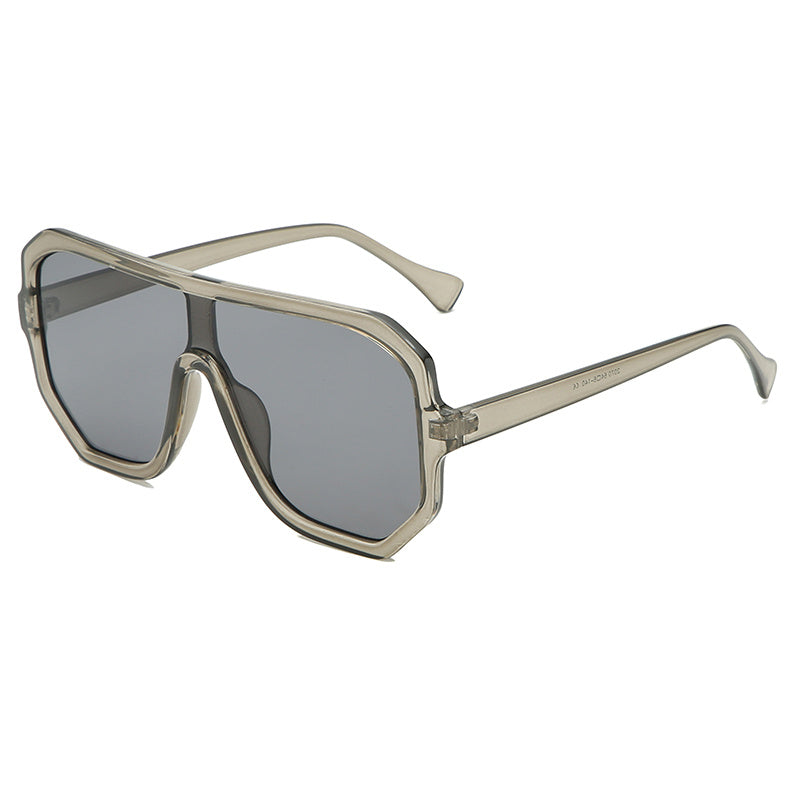One-piece Sunglasses Men's And Women's Fashion Big Frame 1623752828030