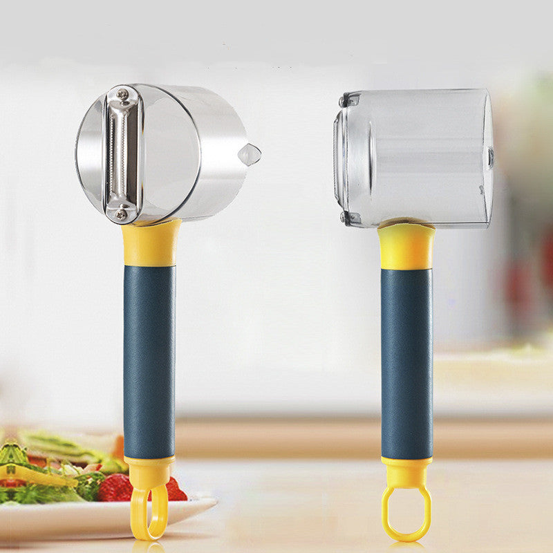 Stainless Steel Peeling Knife With Barrel For Vegetable And Fruit With Storage Box 1623808551709