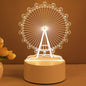3D Lamp Acrylic USB LED Night Lights Neon Sign Lamp Xmas Home Decorations For Room Decor Valentines Day Gifts - HD Wireless Product #3