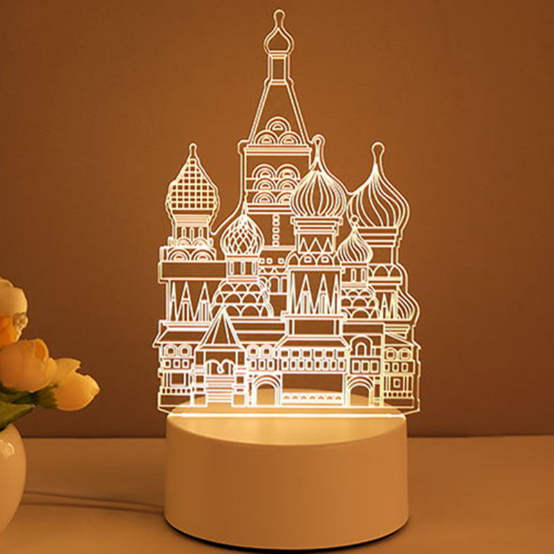 3D Lamp Acrylic USB LED Night Lights Neon Sign Lamp Xmas Home Decorations For Room Decor Valentines Day Gifts - HD Wireless Product #6