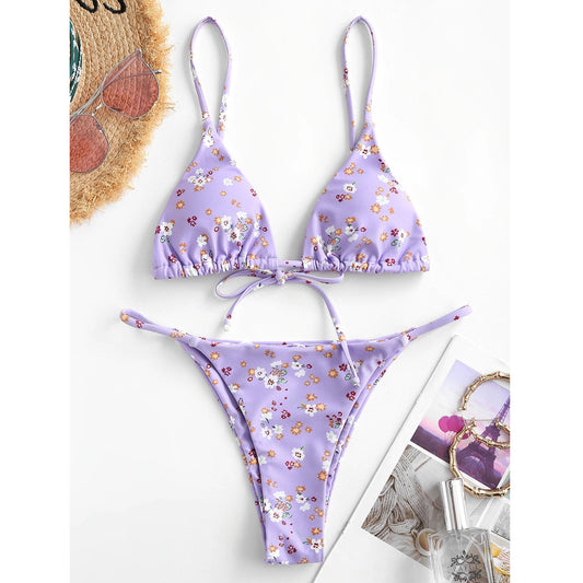 Sexy Halter Tie Dye Bikini Set 1623819851793