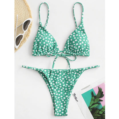 Sexy Halter Tie Dye Bikini Set 1623819851794