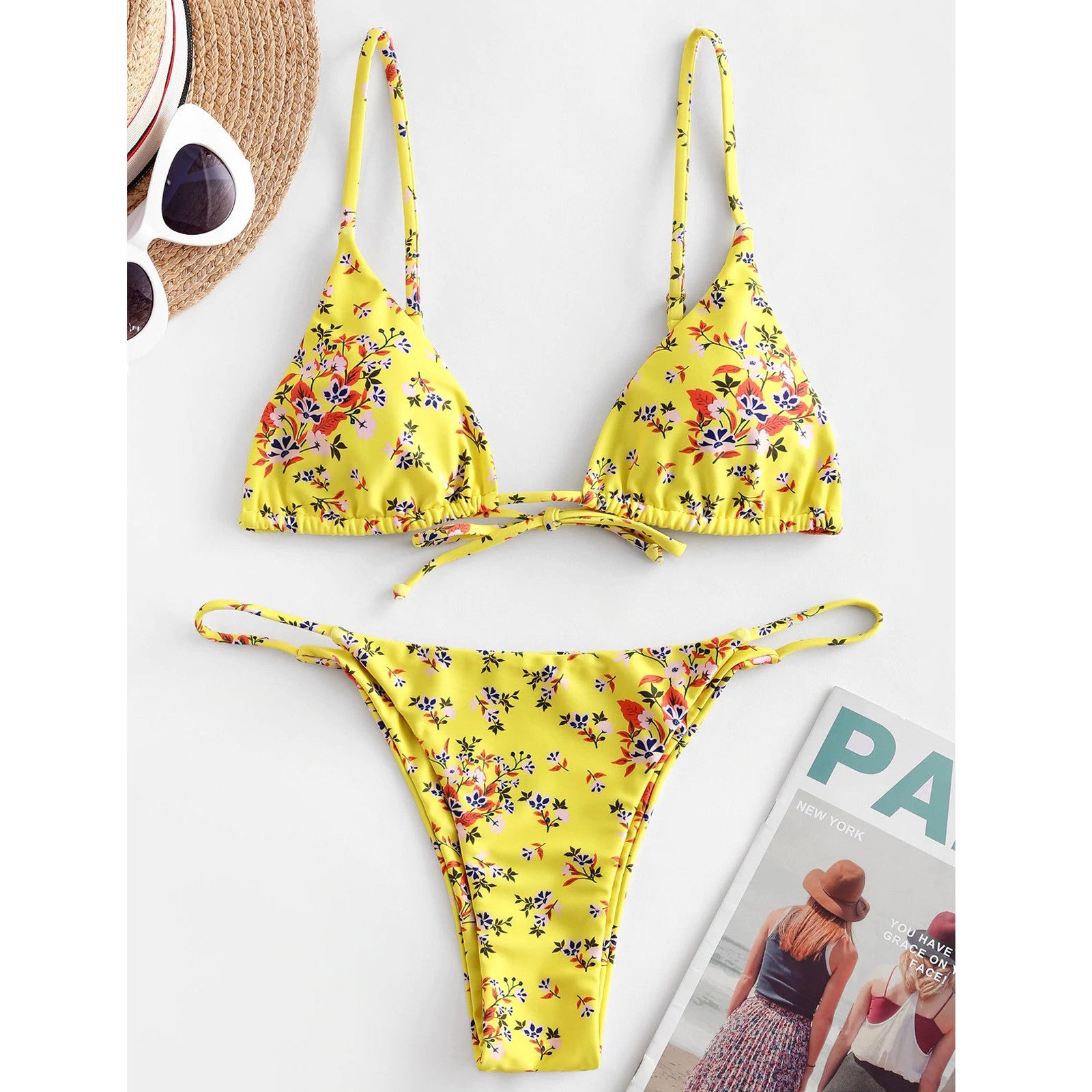 Sexy Halter Tie Dye Bikini Set 1623819851795