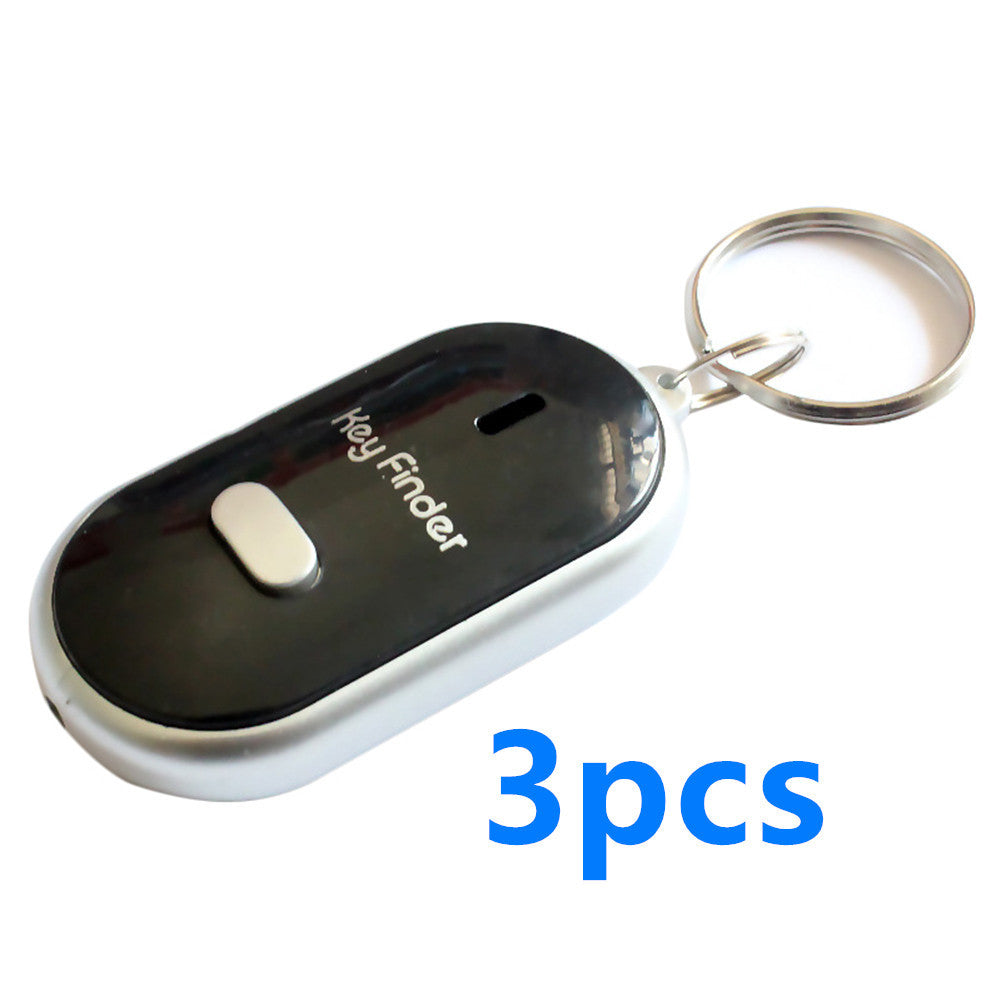 New LED whistle control induction key ring Elderly key finder Multi-function key anti-lost device 1623821954010