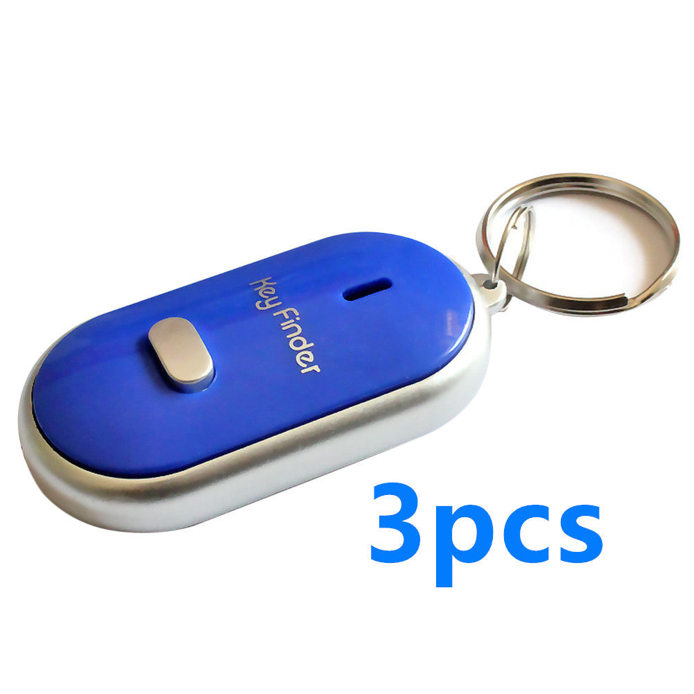 New LED whistle control induction key ring Elderly key finder Multi-function key anti-lost device 1623821954011