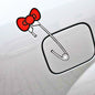 Creative Pin Bow Car Sticker 1623831417480
