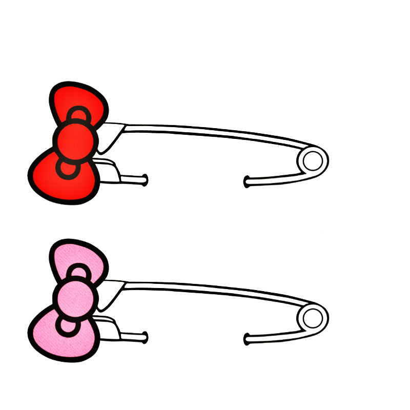 Creative Pin Bow Car Sticker 1623831417509