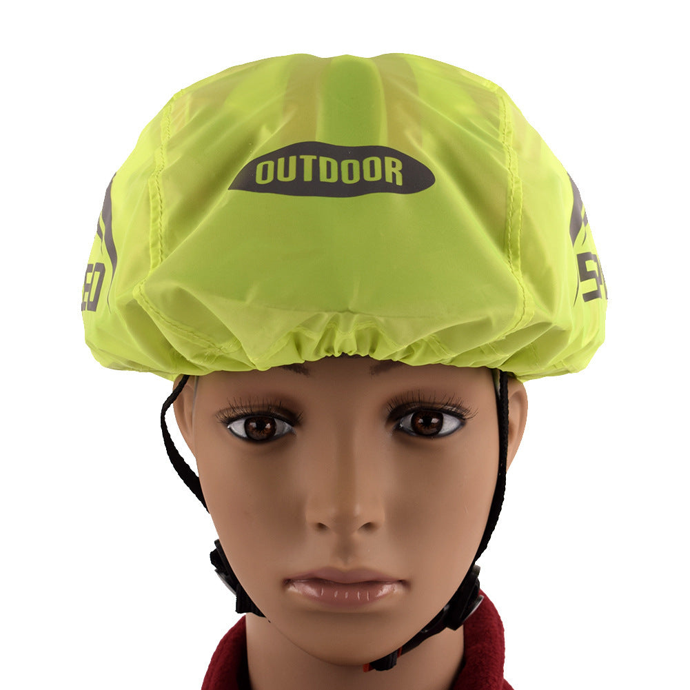 Cycling Helmet Cover Helmet Rain Cover Helmet Waterproof Cover Reflective Safety Helmet Cover 1623834925386
