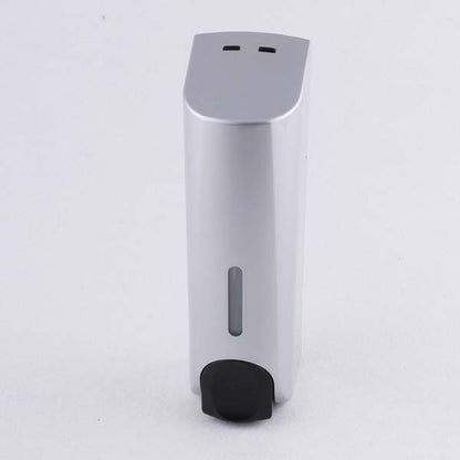 Plastic Wall Mount Soap Dispenser  Black Bathroom Shower Shampoo Liquid Dispenser Set Hotel Mall Kitchen Soap Bottle 350ml 16
