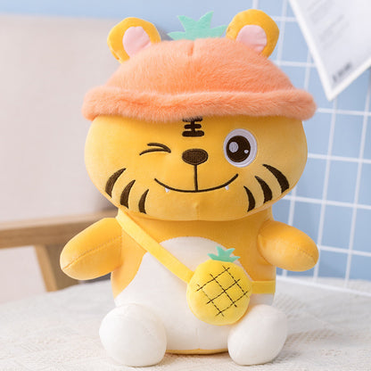 Cute Strawberry Pig Doll Pillow Cartoon Plush Toy 1623894897768