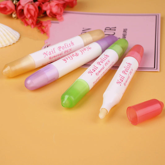 Nail Finger Edge Pen, Free 3 Pen Tips, Nail Polish Remover Pen, Easy To Remove Spilled Nail Polish 1623923639224