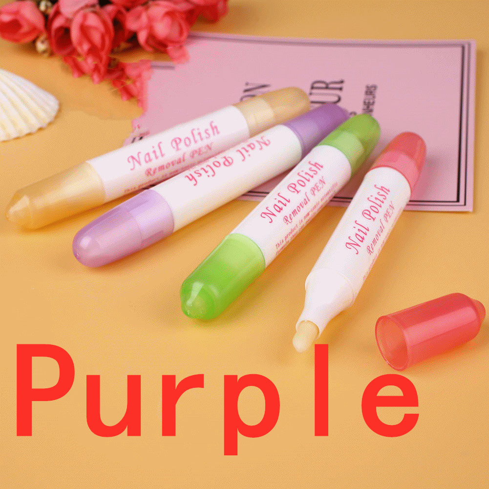 Nail Finger Edge Pen, Free 3 Pen Tips, Nail Polish Remover Pen, Easy To Remove Spilled Nail Polish 1623926595744