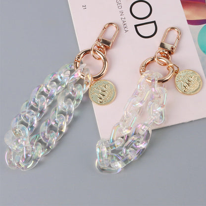 Alloy Listing Keychain Colorful Buckle Chain Key Pendant Pendant 1623981108065