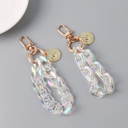 Alloy Listing Keychain Colorful Buckle Chain Key Pendant Pendant 1623981108070