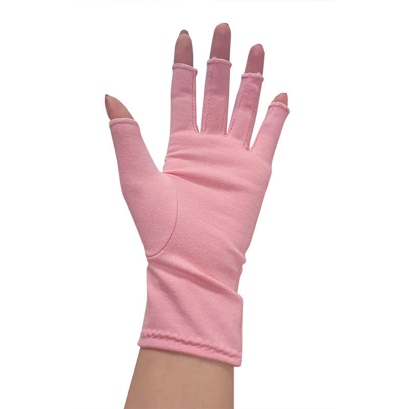 Breathable Health Care Half Finger Gloves 1623996996651