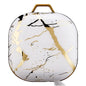 Compatible with Apple, Plating Gold Purple Marble IMD Earphone Sleeve Buds Live Earphones Suitable For PC Hard Shell Protecti