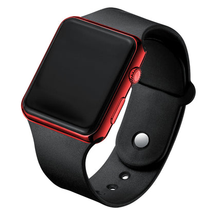 Square Electroplated LED Digital Watch 1624005071070