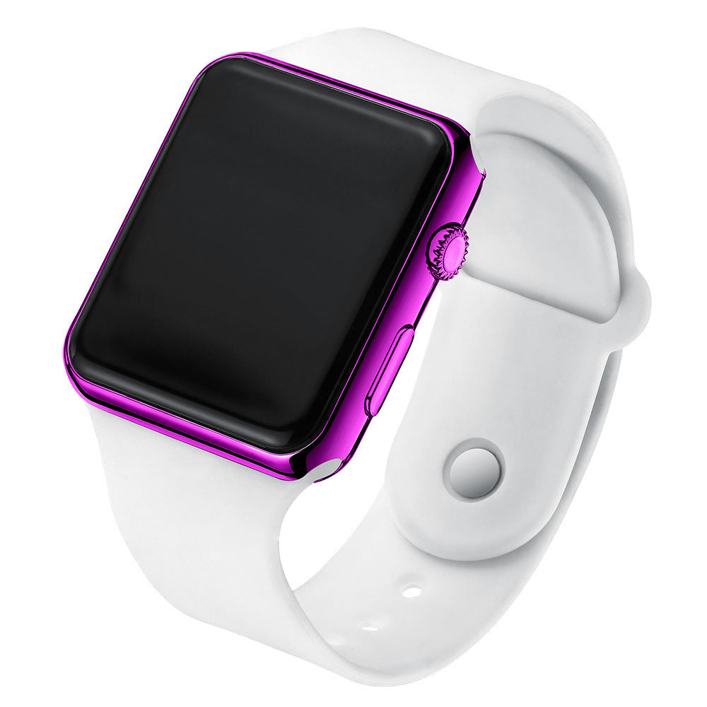 Square Electroplated LED Digital Watch 1624005132037
