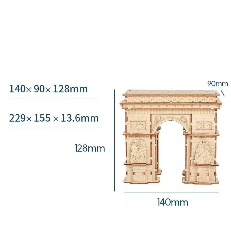 Creative 3d three-dimensional puzzle handmade 1624007145464
