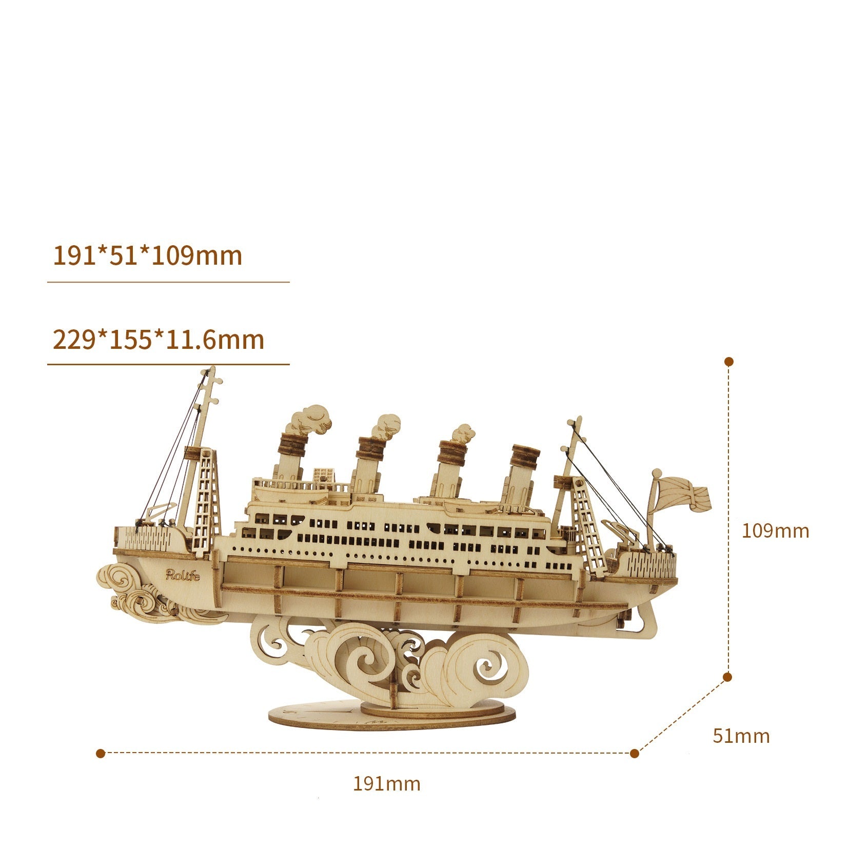 Creative 3d three-dimensional puzzle handmade 1624007146132