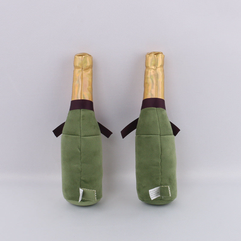 New Pet Supplies Sounding Plush Toy Creative Cartoon Simulation Beer Bottle Beer Mug Toy Dog Toy 1624009351523