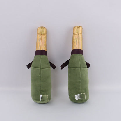 New Pet Supplies Sounding Plush Toy Creative Cartoon Simulation Beer Bottle Beer Mug Toy Dog Toy 1624009351523