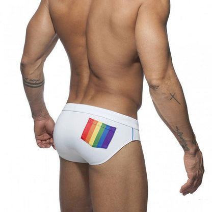 Rainbow Pocket Swim Briefs Sexy Aggressive Low-waisted Men 1624012027896 7b1ad20a ac13 4af7 a827 f0cbf04a93a2