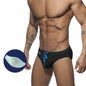 Rainbow Pocket Swim Briefs Sexy Aggressive Low-waisted Men 1624012229437