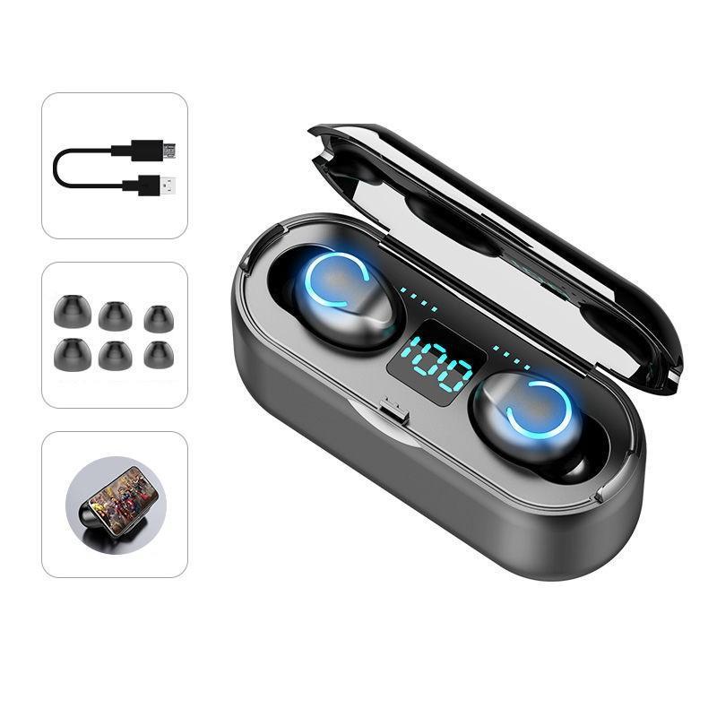 Wireless Bluetooth Headset Binaural TWS With Power Display 1624079997545