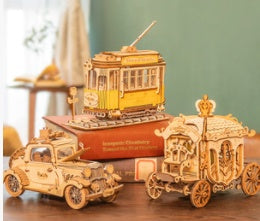 3d Three-dimensional Puzzle Model  Wooden Assembly Decompression Diy Handmade Toy - HD Wireless Product #1