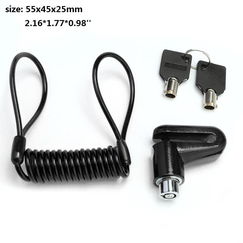 Scooter lock Anti-Theft Disc Brakes Lock with Steel Wire for Xiaomi M365 Electric Scooter Skateboard Wheels Lock Disc Brake 1