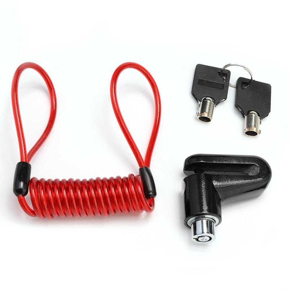 Scooter lock Anti-Theft Disc Brakes Lock with Steel Wire for Xiaomi M365 Electric Scooter Skateboard Wheels Lock Disc Brake 1