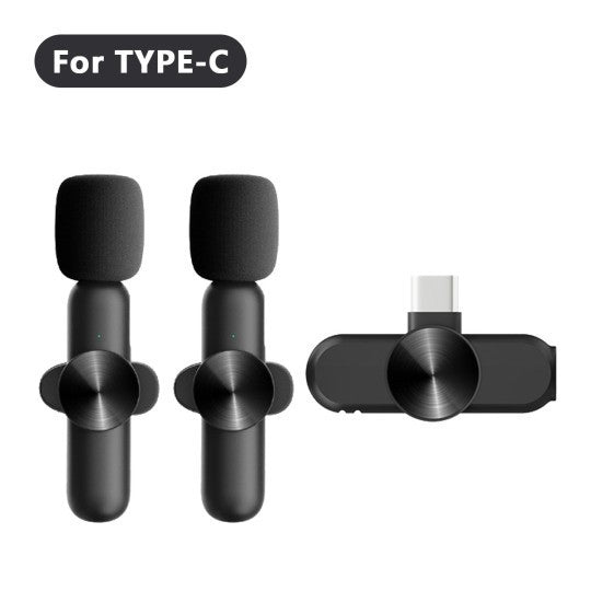 2.4G 1 To 2 Noise Cancelling Lavalier Microphone - 图片 2