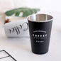 ROKEN Stainless Steel Cups with Lids & Straws 350ML Metal Drinking Mugs Coffee Mug Food Grade Cups BPA Free for Children Adul