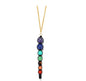 Seven chakra spirit pendulum necklace natural amethyst personality cone necklace 1626315400994