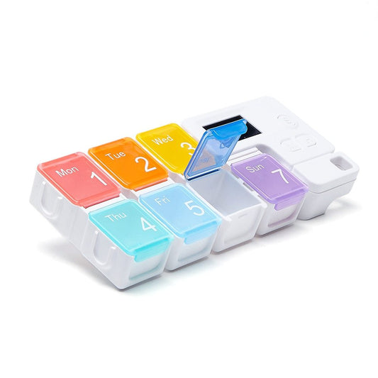 Medicine Pill Storage Box Timer Reminder 162804091159773