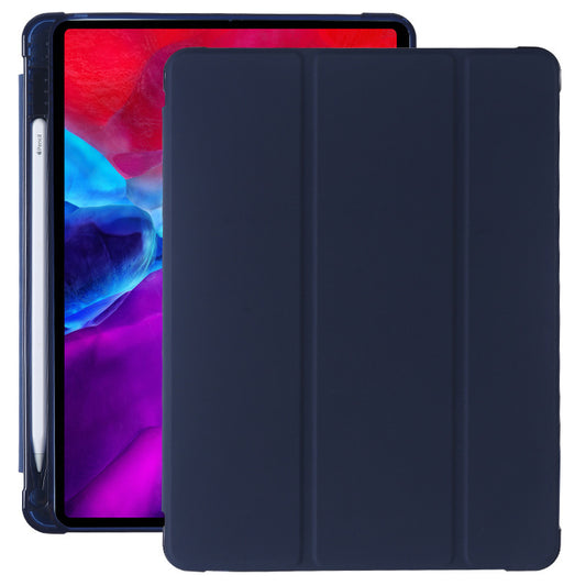 Compatible with Apple, Suitable for ipad10.9 protective cover pro10.5 with pen slot mini dormant leather case TPU airbag air4 soft shell - 图片 1