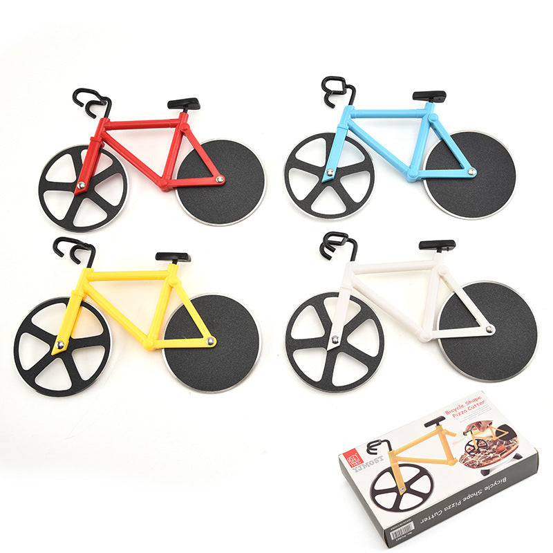 Pizza Cutter Stainless Steel Bicycle Shape Wheel Bike Roller Pizza Chopper Slicer Pizza Cutting Knife Kitchen Tools 162927986