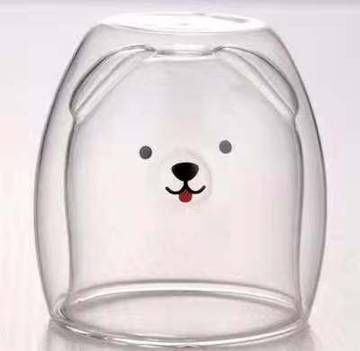 3D Double Layer Lovely Panda Cup Skull Wine Cup - HD Wireless Product #53