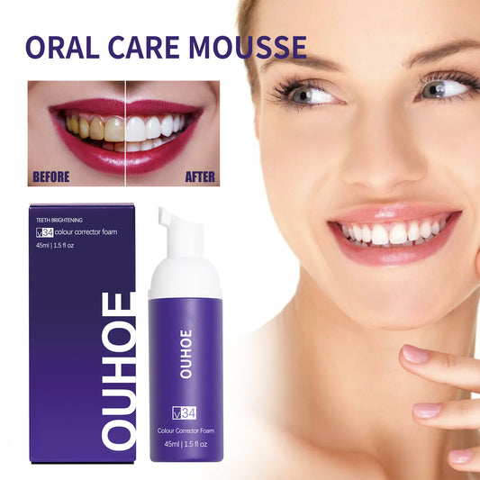 Teeth Cleaning Mousse Anti-moth Cleaning Yellow Teeth Tartar Breath Fresh Brightening White Beautiful Tooth Toothpaste 1629c9