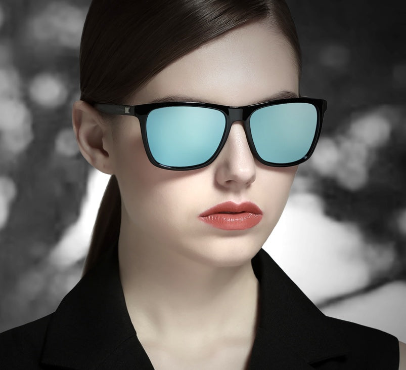 Men and women with the same aluminum and magnesium square mix and match colorful fashion polarized sunglasses driving mirror 