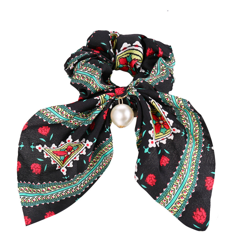 Pearl Pendant Hair Tie 1632316967469