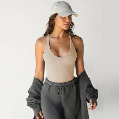 Spring Knitted Vest Sexy Slim Top Womens Clothing 1633d294 1ac7 40b6 8a37 01935f9a063f